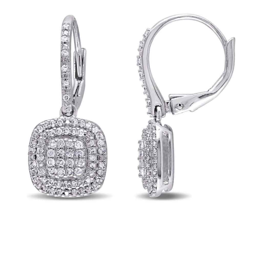 Stella Grace Diamond Drop Earrings